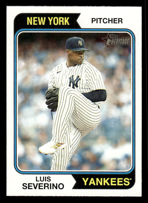 Luis Severino 2023 Topps Heritage Baseball Base Front of Card
