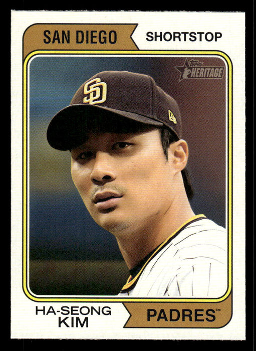 Ha-Seong Kim 2023 Topps Heritage Baseball Base Front of Card