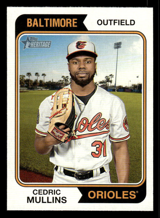 Cedric Mullins 2023 Topps Heritage Baseball Base Front of Card