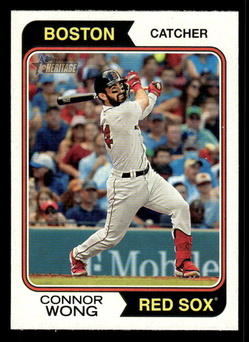 Connor Wong 2023 Topps Heritage Baseball Base Front of Card