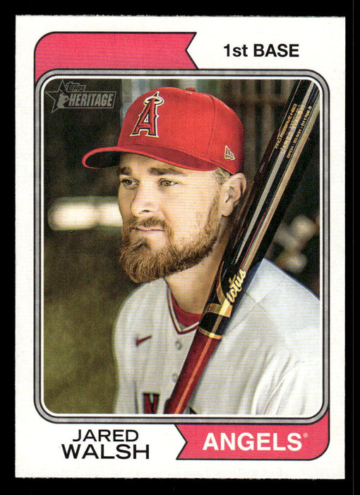 2023 Topps Heritage Baseball Jared Walsh # 368 Base Los Angeles Angels —  Collectible Craze America