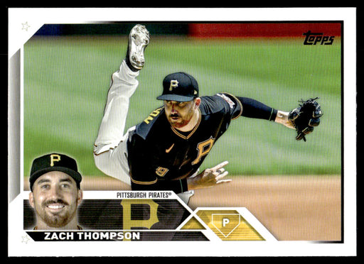 Zach Thompson 2023 Topps Series 1 Base Front of Card