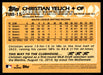 Christian Yelich 2023 Topps Series 1 1988 Topps Back of Card