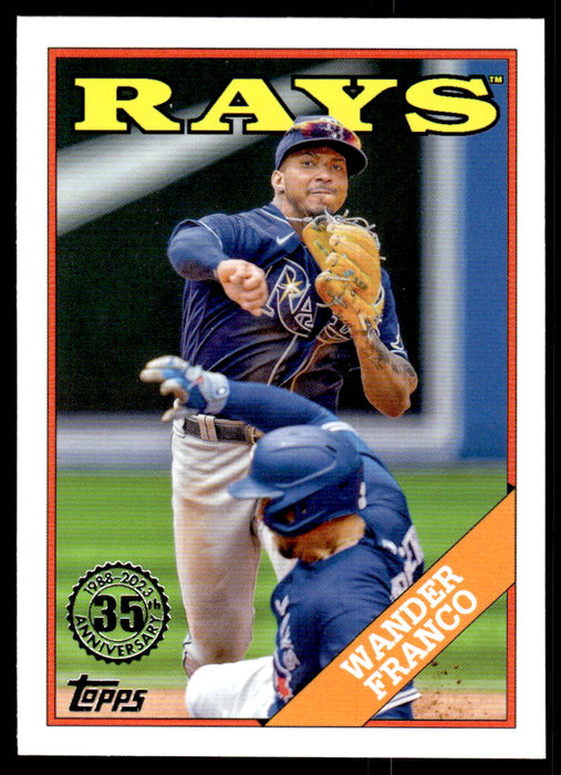 Wander Franco 2023 Topps Series 1 1988 Topps Front of Card