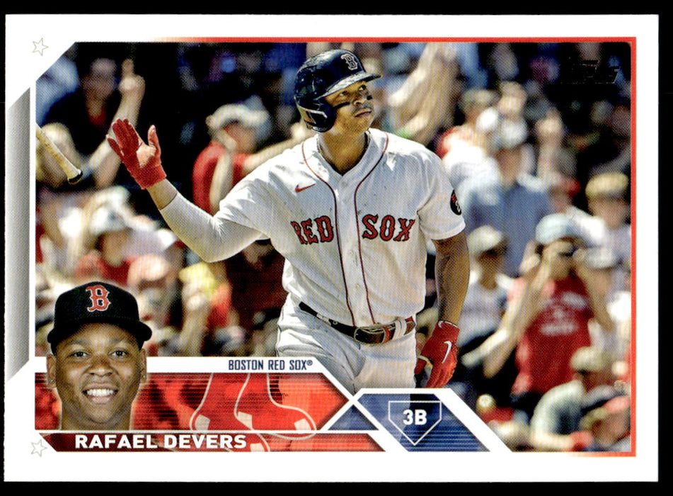 Rafael Devers 2023 Topps Series 1 Base Front of Card