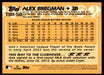 Alex Bregman 2023 Topps Series 1 1988 Topps Back of Card