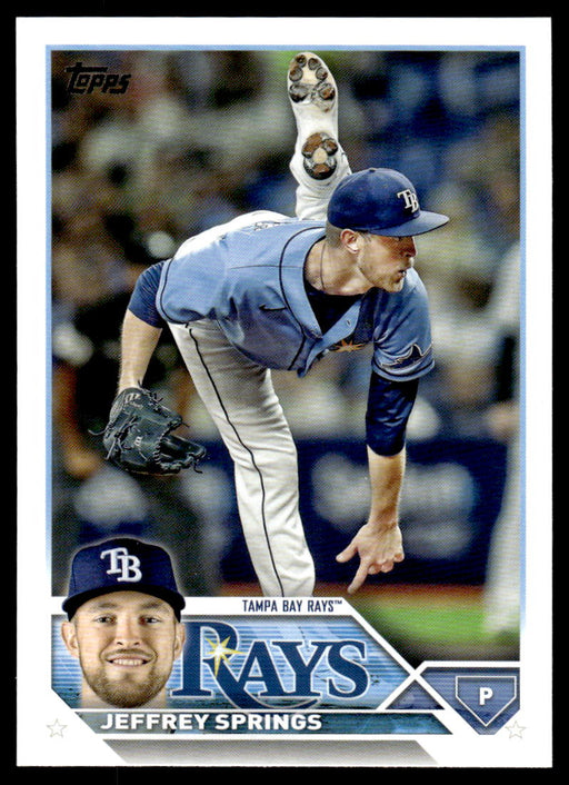 Jeffrey Springs 2023 Topps Series 1 Base Front of Card