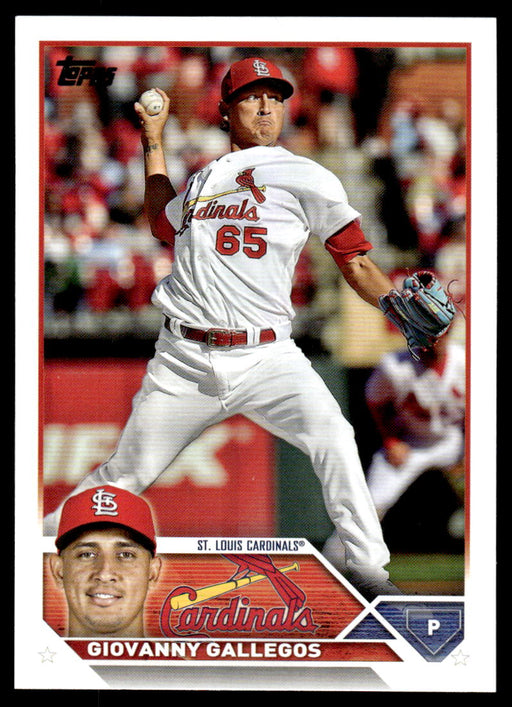 Giovanny Gallegos 2023 Topps Series 1 Base Front of Card