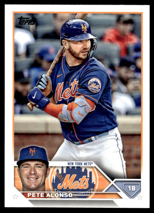 Pete Alonso 2023 Topps Series 1 Base Front of Card