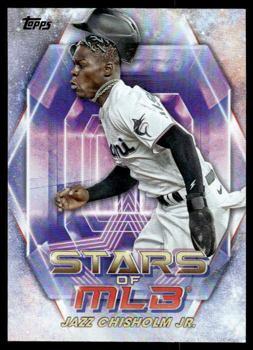 Jazz Chisholm Jr. 2023 Topps Series 1 Stars of MLB Front of Card