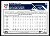 Byron Buxton 2023 Topps Series 1 Base Back of Card