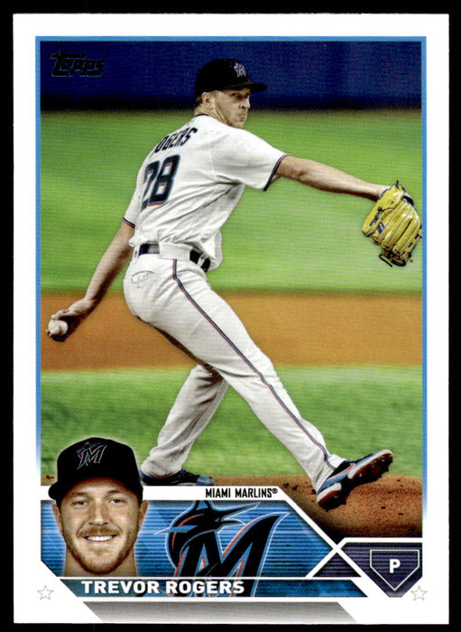 Trevor Rogers 2023 Topps Series 1 Base Front of Card