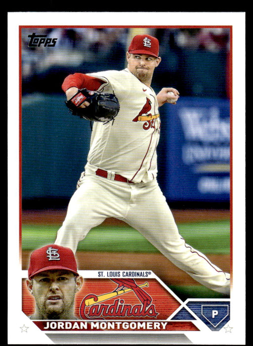 Jordan Montgomery 2023 Topps Series 1 Base Front of Card