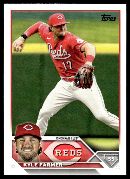 Kyle Farmer 2023 Topps Series 1 Base Front of Card