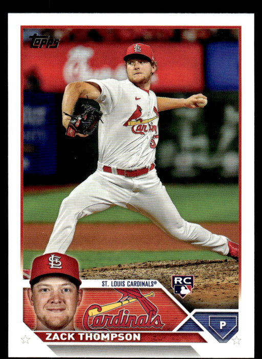 Zack Thompson 2023 Topps Series 1 Base Front of Card