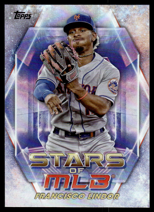 Francisco Lindor 2023 Topps Series 1 Stars of MLB Front of Card