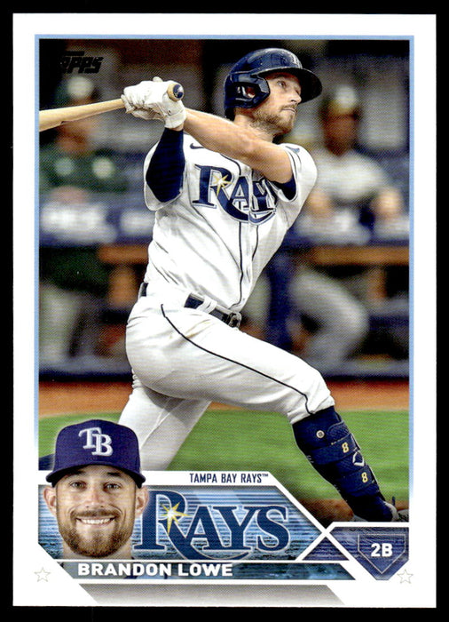 Brandon Lowe 2023 Topps Series 1 Base Front of Card