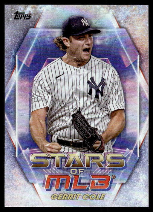 Gerrit Cole 2023 Topps Series 1 Stars of MLB Front of Card