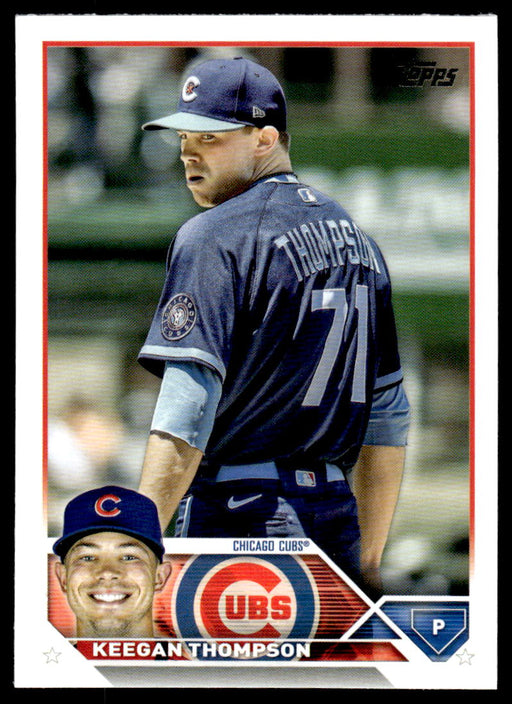 Keegan Thompson 2023 Topps Series 1 Base Front of Card