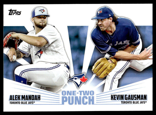 Alek Monoah / Kevin Gausman 2023 Topps Series 1 One-Two Punch Front of Card