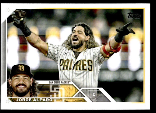 Jorge Alfaro 2023 Topps Series 1 Base Front of Card