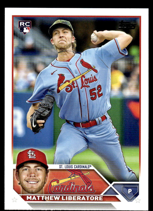 Matthew Liberatore 2023 Topps Series 1 Base Front of Card