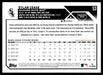 Dylan Cease 2023 Topps Series 1 Base Back of Card