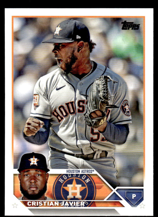 Cristian Javier 2023 Topps Series 1 Base Front of Card