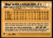 Shea Langeliers 2023 Topps Series 1 1988 Topps Chrome Silver Packs Back of Card