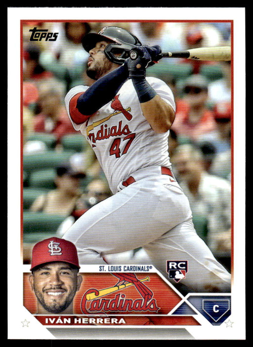 Ivan Herrera 2023 Topps Series 1 Base Front of Card