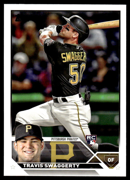 Travis Swaggerty 2023 Topps Series 1 Base Front of Card