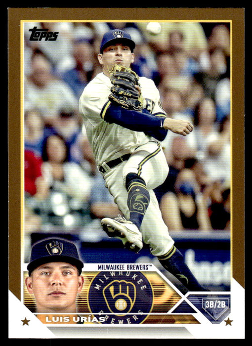 Luis Urias 2023 Topps Series 1 Gold Front of Card