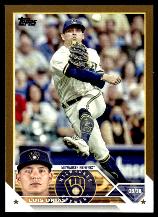 Luis Urias 2023 Topps Series 1 Gold Front of Card