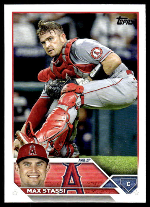 Max Stassi 2023 Topps Series 1 Base Front of Card