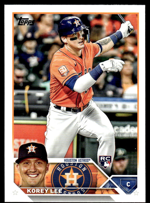 Korey Lee 2023 Topps Series 1 Base Front of Card