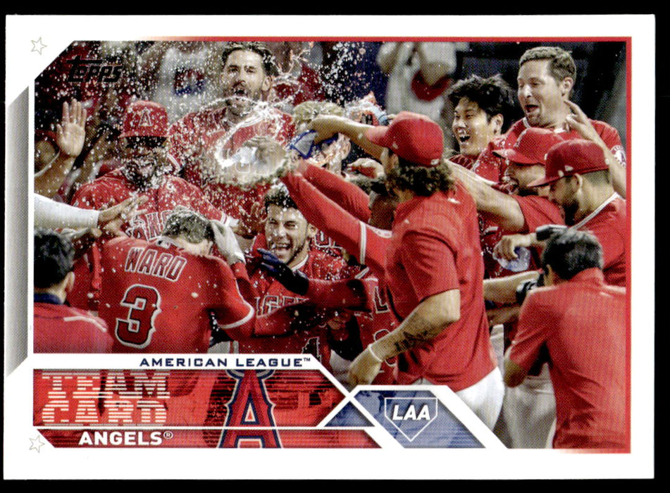 Los Angeles Angels 2023 Topps Series 1 Base Front of Card