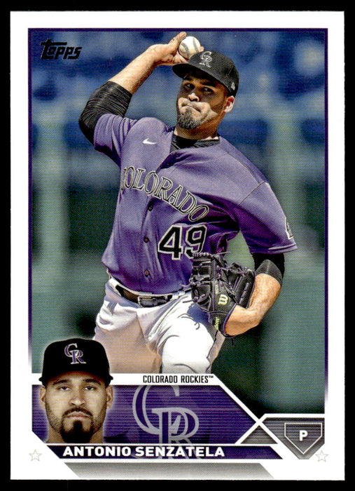 Antonio Senzatela 2023 Topps Series 1 Base Front of Card