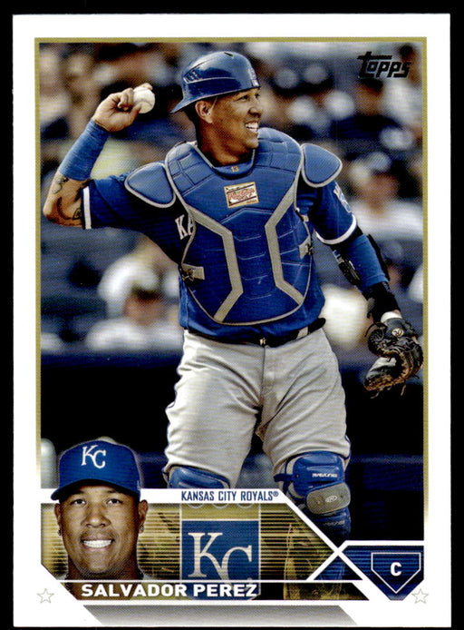 Salvador Perez 2023 Topps Series 1 Base Front of Card