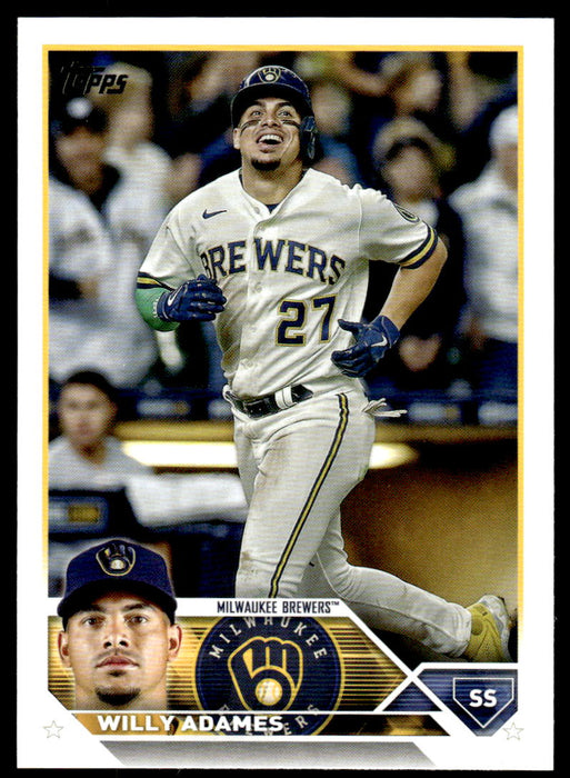 Willy Adames 2023 Topps Series 1 Base Front of Card