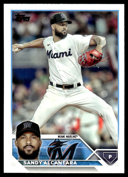 Sandy Alcantara 2023 Topps Series 1 Base Front of Card