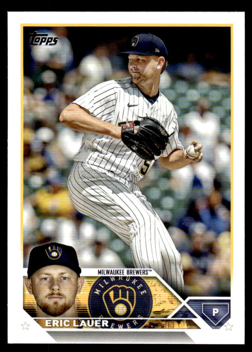 Eric Lauer 2023 Topps Series 1 Base Front of Card