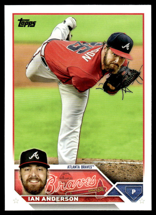 Ian Anderson 2023 Topps Series 1 Base Front of Card