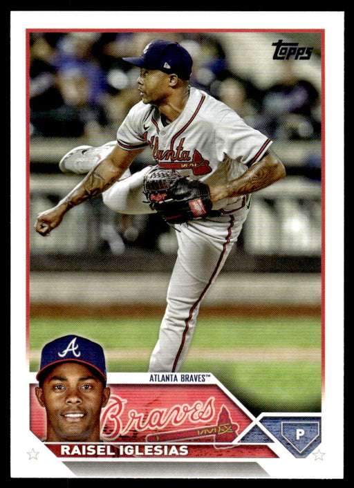 Raisel Iglesias 2023 Topps Series 1 Base Front of Card