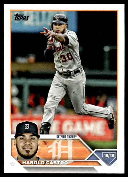 Harold Castro 2023 Topps Series 1 Base Front of Card