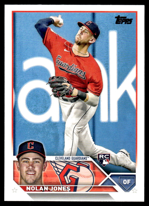 Nolan Jones 2023 Topps Series 1 Base Front of Card