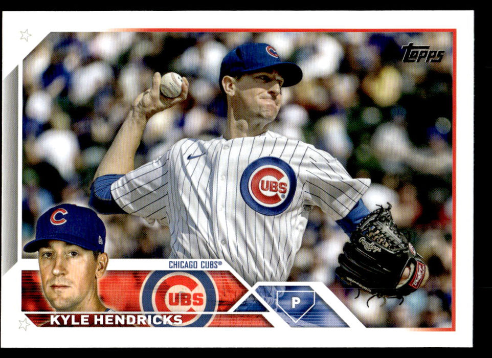 Kyle Hendricks 2023 Topps Series 1 Base Front of Card