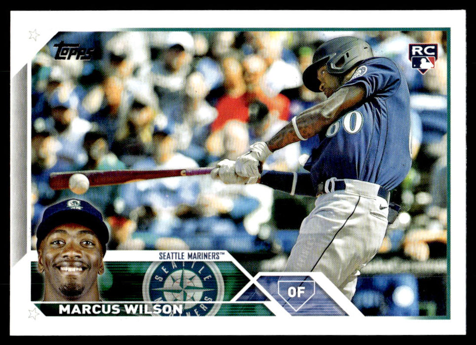 Marcus Wilson 2023 Topps Series 1 Base Front of Card