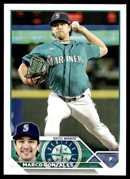 Marco Gonzales 2023 Topps Series 1 Base Front of Card