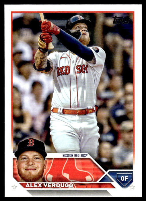 Alex Verdugo 2023 Topps Series 1 Base Front of Card