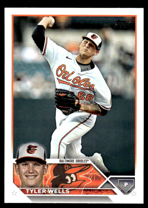 Tyler Wells 2023 Topps Series 1 Base Front of Card